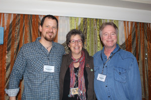 Hadley Music Showcases Nancy Beaudette, seen here with Brian Ashley Jones (left) and Wyatt Easterling (right)